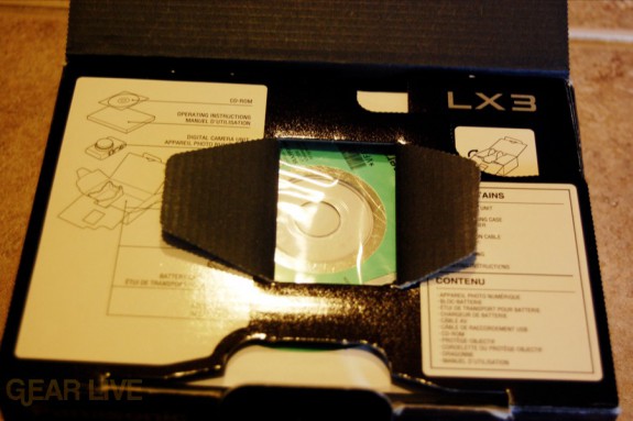 Panasonic Lumix LX3 box opened