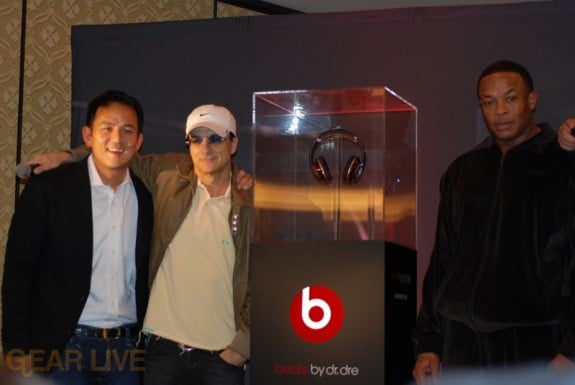 Dr. Dre Poses with his new Beats Headphones