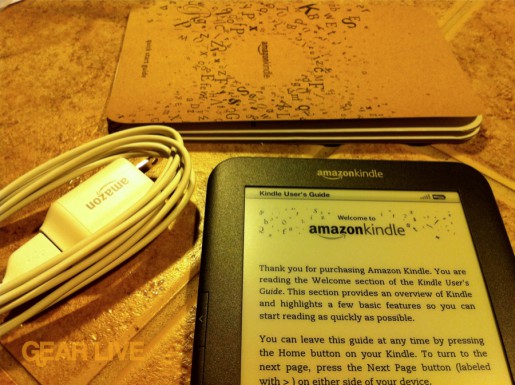 Amazon Kindle 3 unboxed