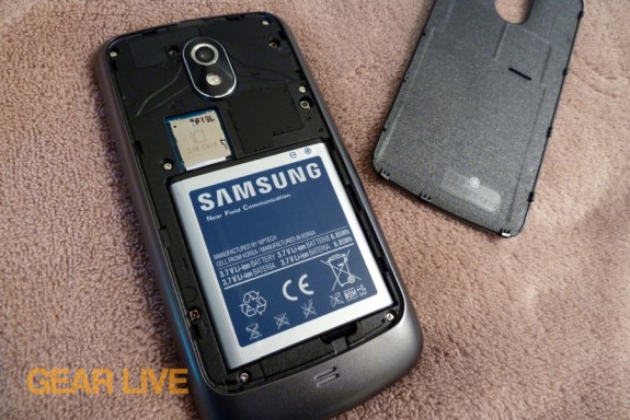 Galaxy Nexus battery compartment