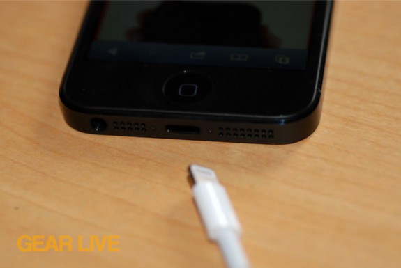 iPhone 5 black & slate Lightning cable