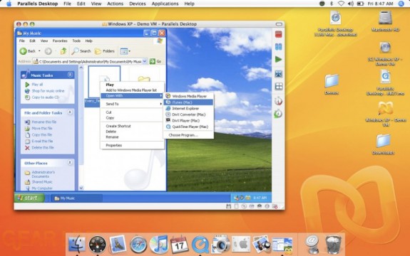 Parallels SmartSelect