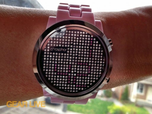 Phosphor Appear watch (pink)