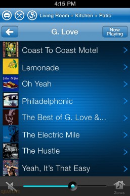 Sonos iPhone: Album View