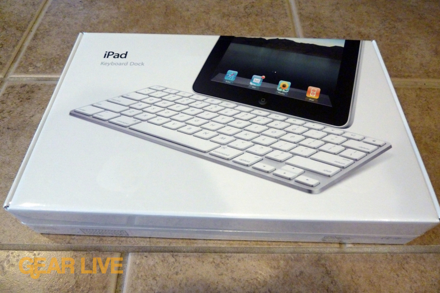 iPad Keyboard Dock front of box