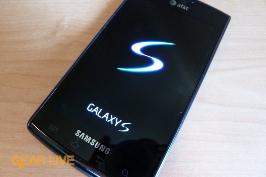 Samsung Captivate Galaxy S logo